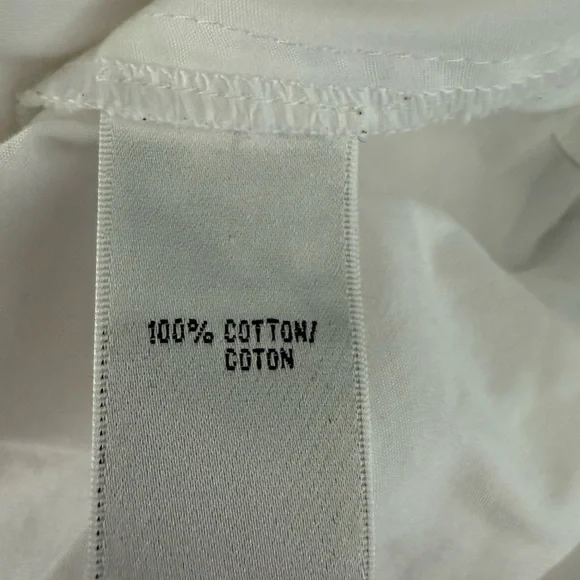 Lafayette 148 White Long Sleeve Tunic Top with Pockets-Size 8 - Picture 9 of 12